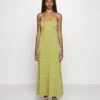 Even&Odd Maxi Dress Tiered Skirt- Maxi Dress - Green