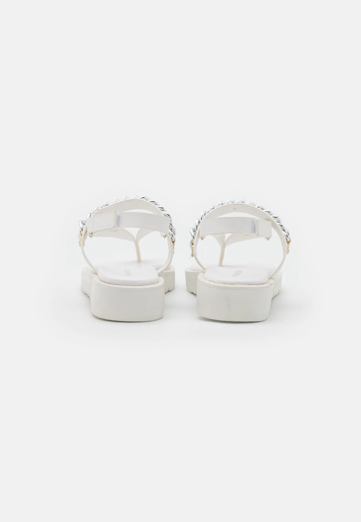 Even&Odd T-Bar Sandals - White 4 Even&Odd T-Bar Sandals - White - Image 4