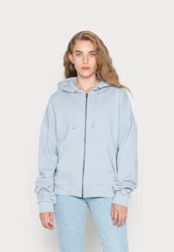 Even&Odd Zip-Up Sweatshirt - Light Blue