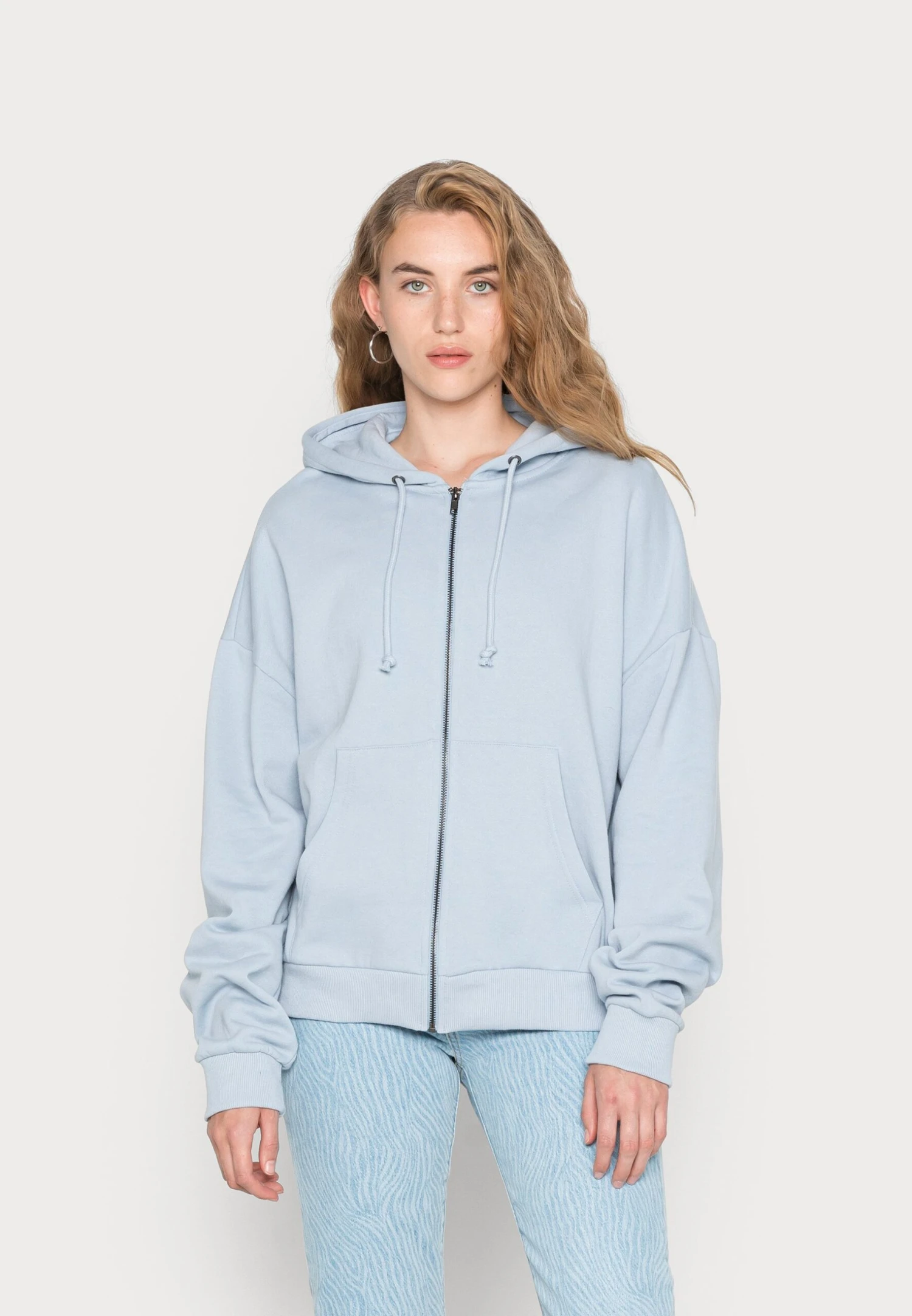 Even&Odd Zip-Up Sweatshirt - Light Blue 1 Even&Odd Zip-Up Sweatshirt - Light Blue