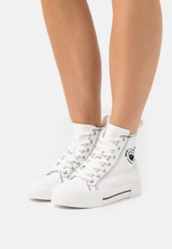 Even&Odd Love - High-Top Trainers - White/Black