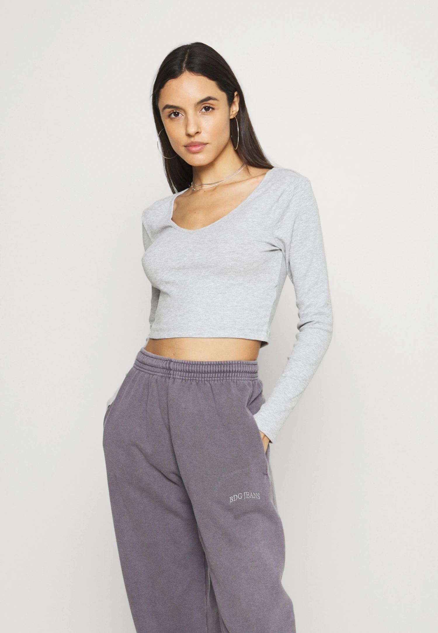 Even&Odd 3 Pack - Long Sleeved Top - Black/White/Grey 6 Even&Odd 3 Pack - Long Sleeved Top - Black/White/Grey - Image 6