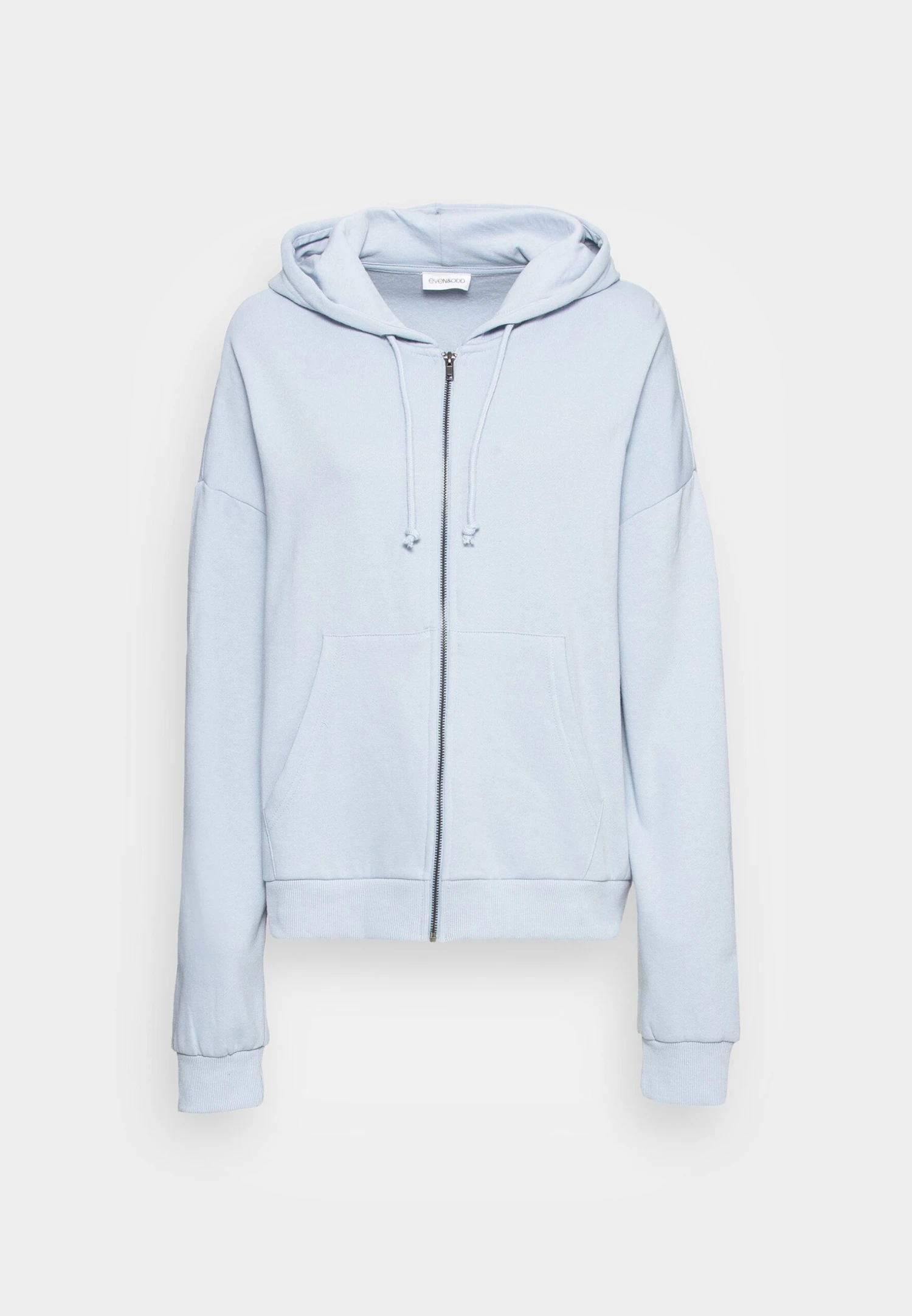 Even&Odd Zip-Up Sweatshirt - Light Blue 4 Even&Odd Zip-Up Sweatshirt - Light Blue - Image 4