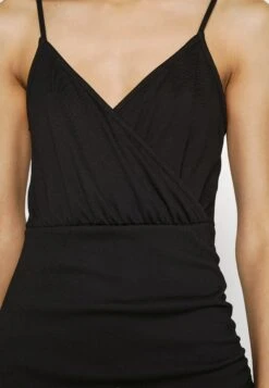 Even&Odd Strappy Warp Mini Bodycon Punto Dress - Shift Dress - Black -Even-Odd Store 852085459ed349a7b1b769c74e0a254a