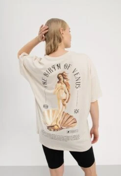 Liz Venus - Print T-Shirt - Beige