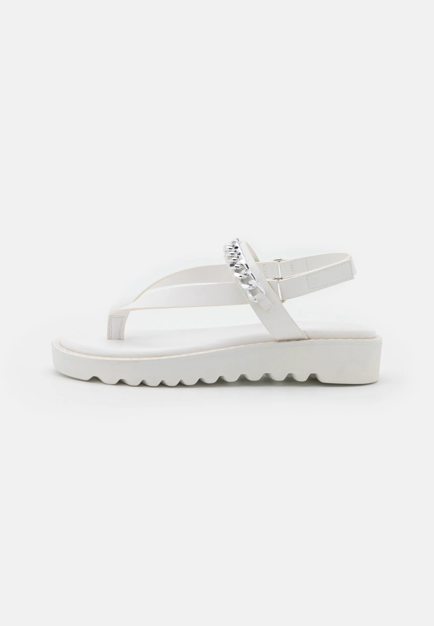 Even&Odd T-Bar Sandals - White 2 Even&Odd T-Bar Sandals - White - Image 2