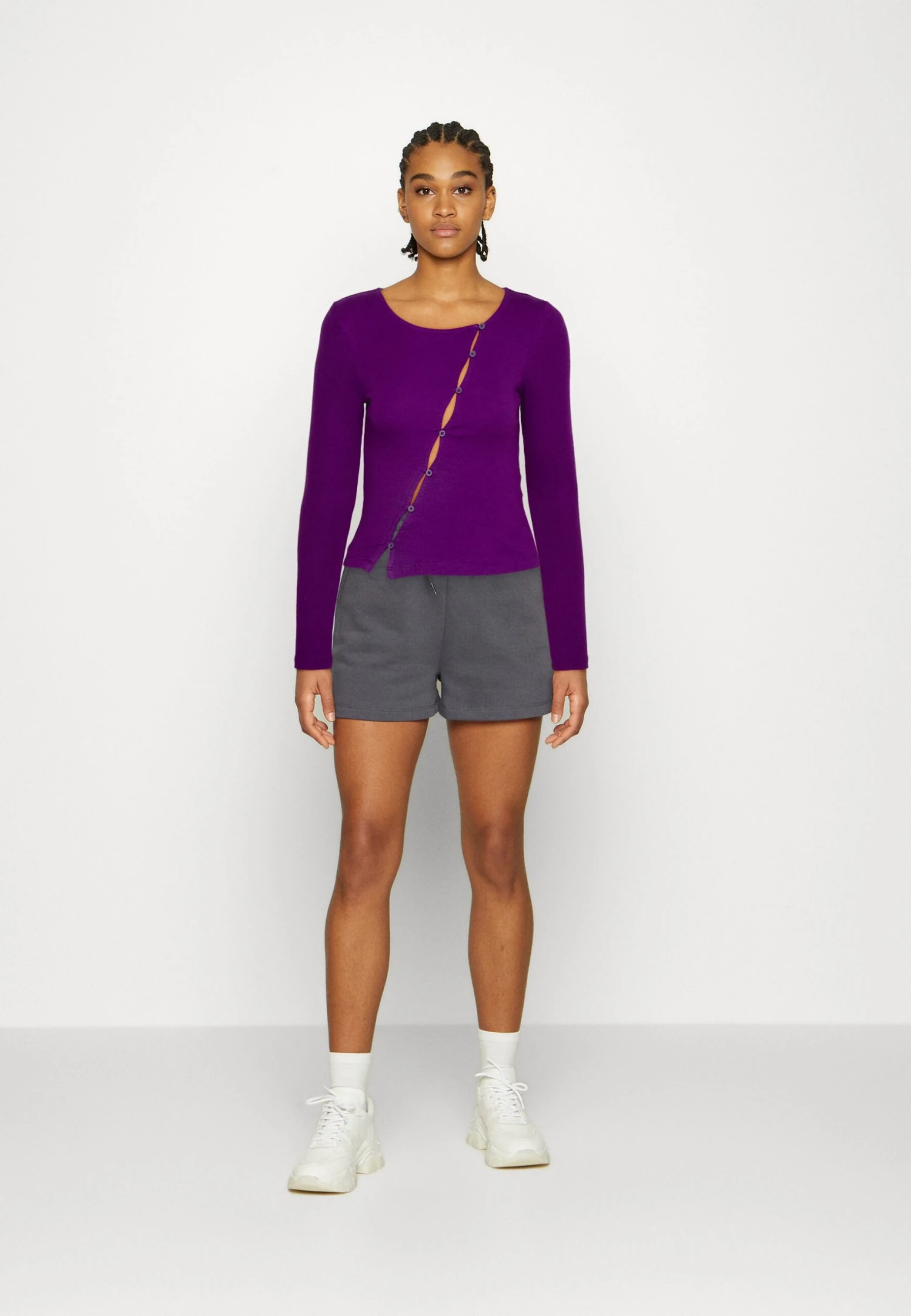 Even&Odd Long Sleeved Top - Purple 2 Even&Odd Long Sleeved Top - Purple - Image 2