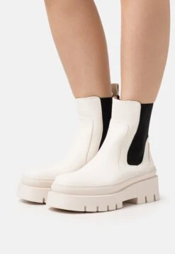 Even&Odd Platform Ankle Boots - Offwhite