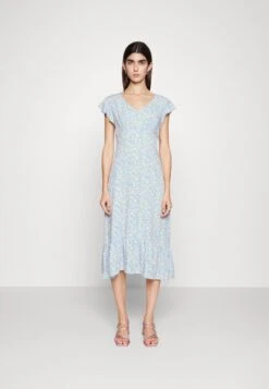 Even&Odd Day Dress - Light Blue/Pink