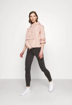 Even&Odd High Waisted Leggings 2 Pack- Leggings - Trousers - Black/Mottled Dark Grey