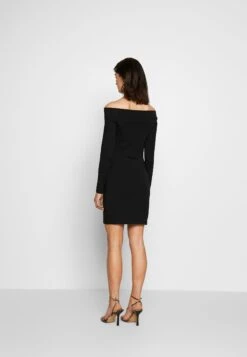 Even&Odd Basic - Off-Shoulder Mini Long Sleeves Dress - Shift Dress - Black 8 Even&Odd Basic - Off-Shoulder Mini Long Sleeves Dress - Shift Dress - Black -Even-Odd Store 9fd4868d0a794767b08a7f7f86ed5a48