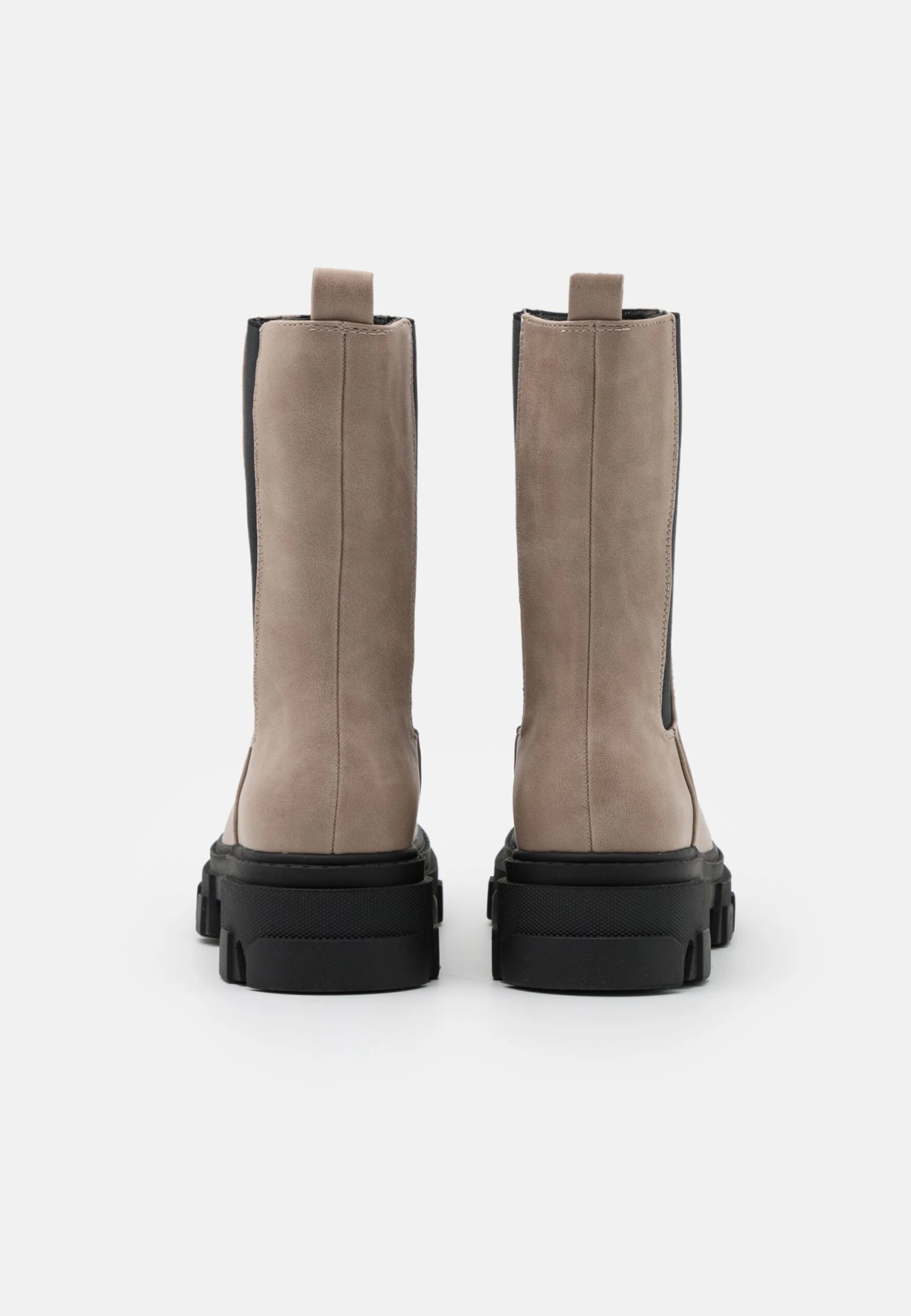 Even&Odd Platform Ankle Boots - Taupe 4 Even&Odd Platform Ankle Boots - Taupe - Image 4