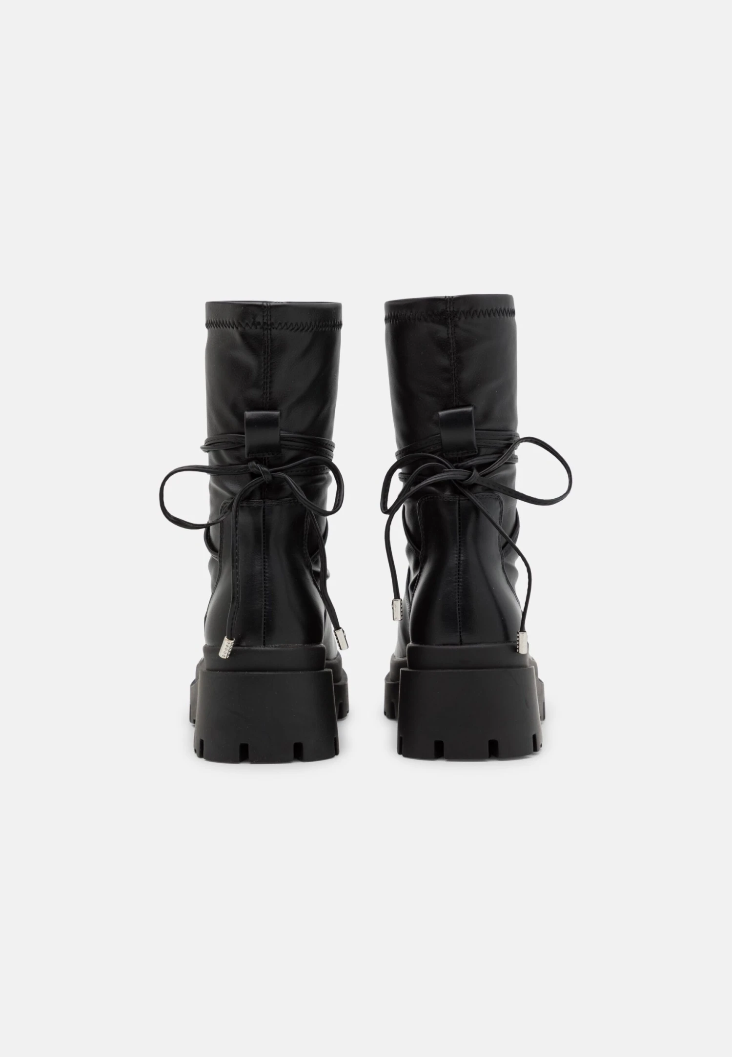 Even&Odd Lace-Up Ankle Boots - Black 4 Even&Odd Lace-Up Ankle Boots - Black - Image 4