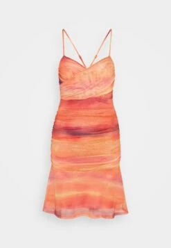 Even&Odd Cocktail Dress / Party Dress - Orange -Even-Odd Store a4dade6c8e674e958437a9f694d81a20