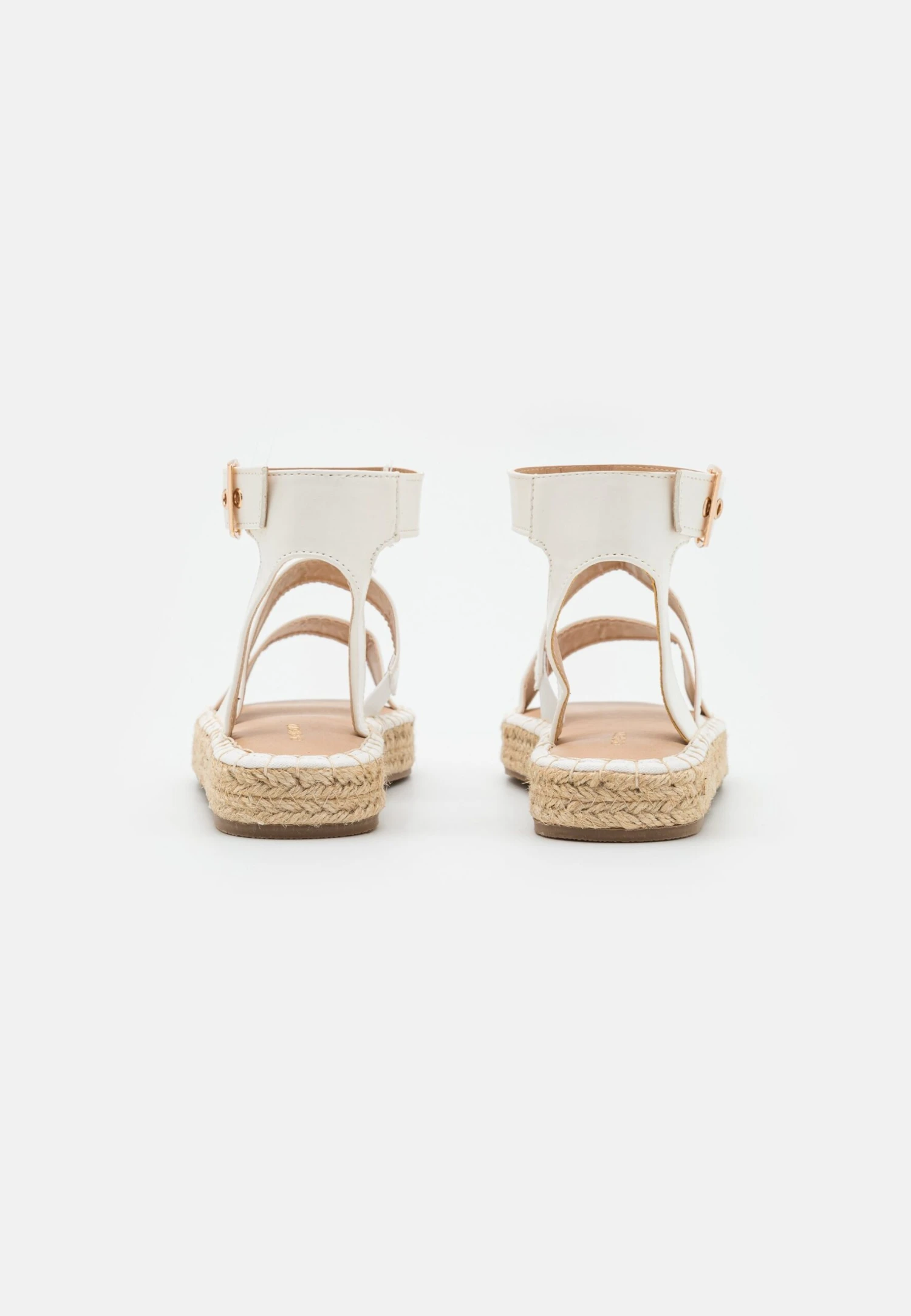 Platform Sandals - White 4 Platform Sandals - White - Image 4