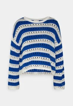 Even&Odd Jumper - White/Blue -Even-Odd Store b55a96eaabdf4f08bc24e6dffff577e6