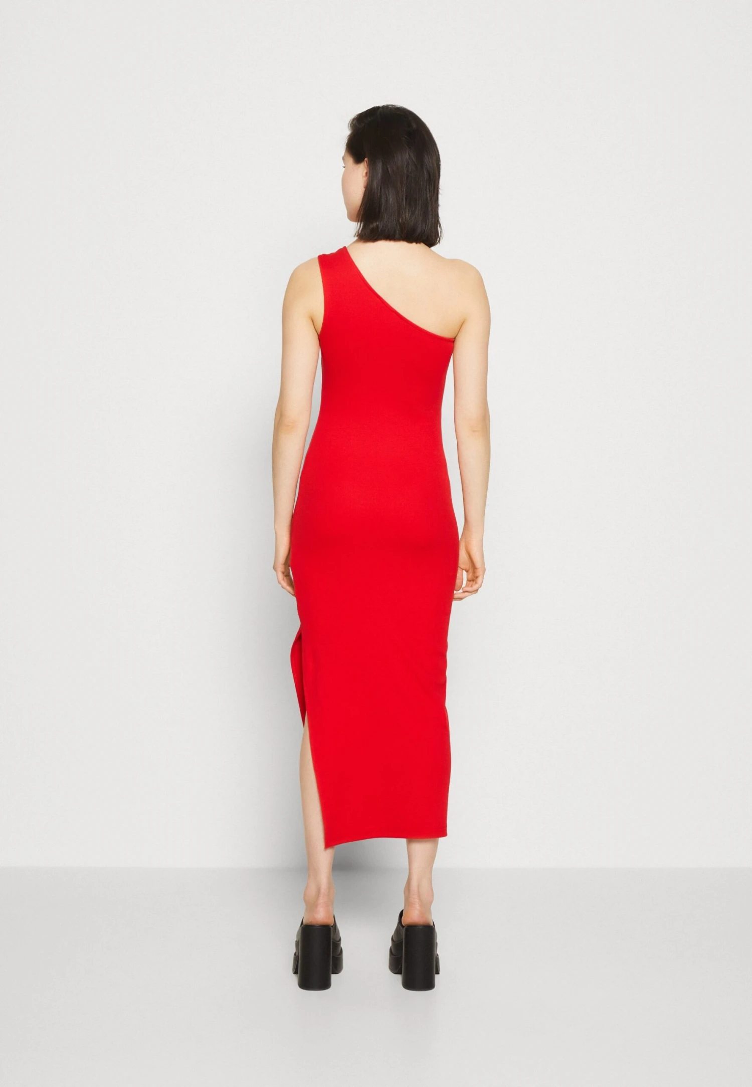 Even&Odd Jersey Dress -Red 4 Even&Odd Jersey Dress -Red - Image 4