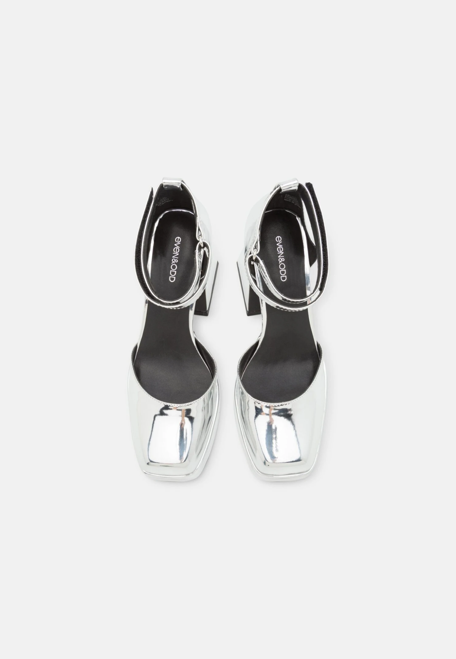 Even&Odd Platform Heels - Silver-Coloured 6 Even&Odd Platform Heels - Silver-Coloured - Image 6