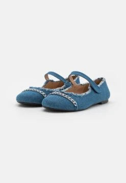 Even&Odd Ankle Strap Ballet Pumps - Blue -Even-Odd Store c35820c622e745729bf4f3f594559afd