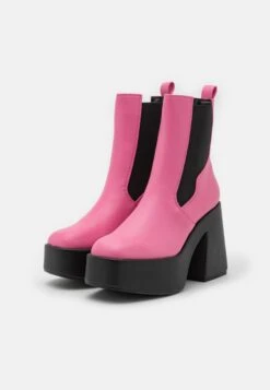 Even&Odd High Heeled Ankle Boots - Pink -Even-Odd Store c84b73276f064c03805a76ce4a873372