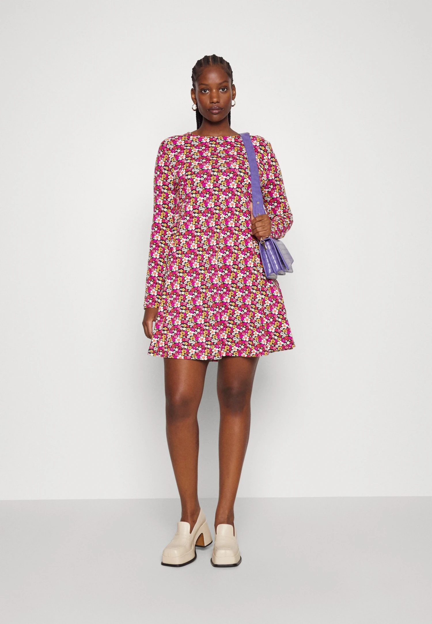 Day Dress - Multicolor/Black 2 Day Dress - Multicolor/Black - Image 2