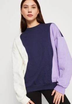 Even&Odd Sweatshirt - Dark Blue/Purple/Off-White -Even-Odd Store cf97ac94cee345ee9da3f0bcd90ace94