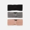 Even&Odd 3 Pack - Beanie - Black/Grey/Light Pink