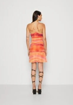 Even&Odd Cocktail Dress / Party Dress - Orange -Even-Odd Store d1167118ebac4018b50601407dcb734a