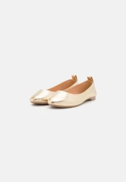 Ballet Pumps - Gold -Even-Odd Store d3922a0f4a5b44898ad363e5f27e3d8d