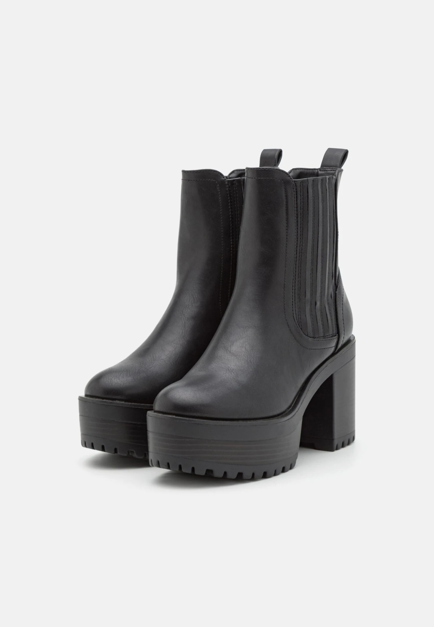 Platform Ankle Boots - Black 3 Platform Ankle Boots - Black - Image 3