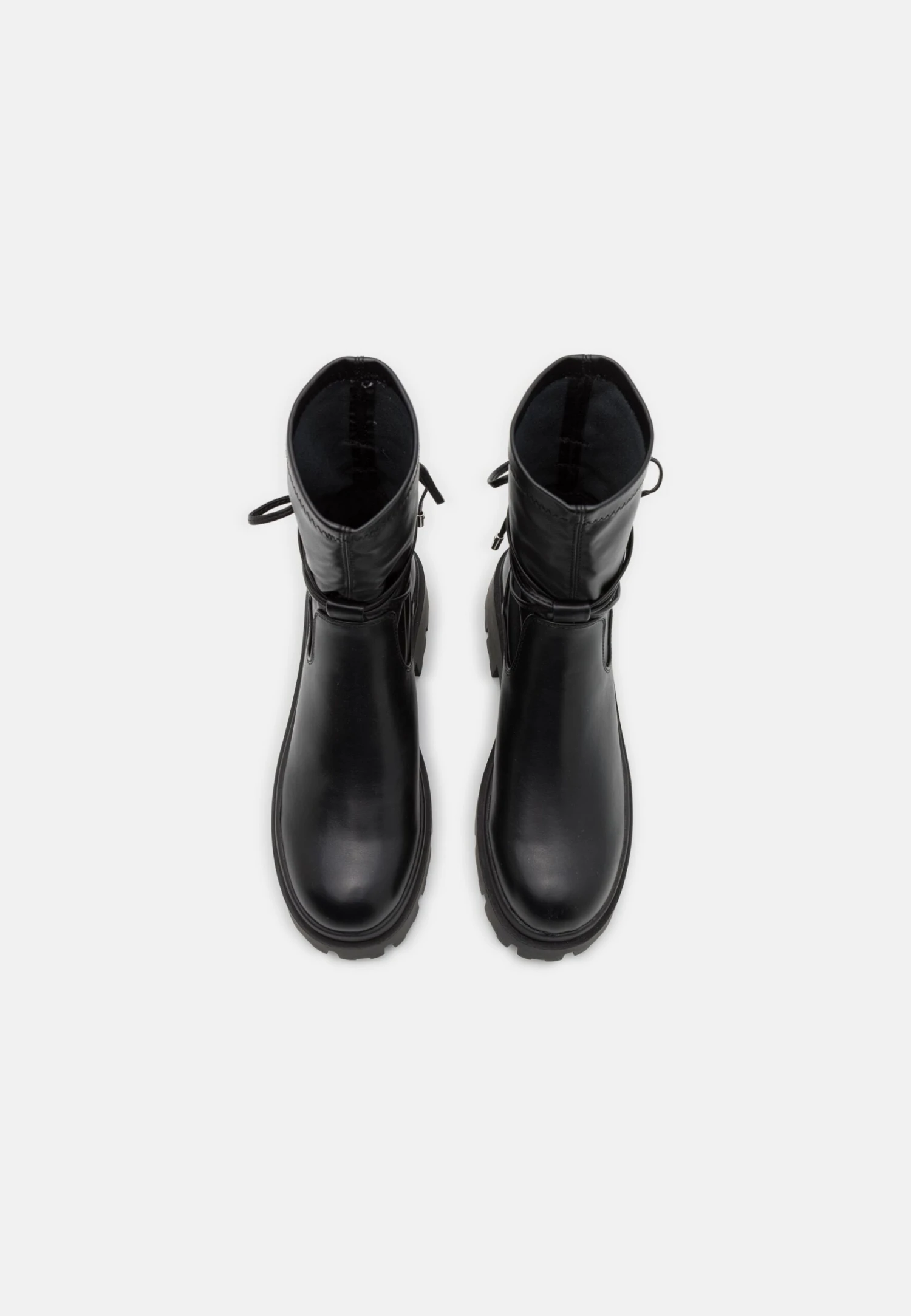 Even&Odd Lace-Up Ankle Boots - Black 6 Even&Odd Lace-Up Ankle Boots - Black - Image 6