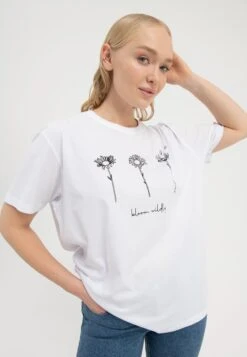 Print T-Shirt - White