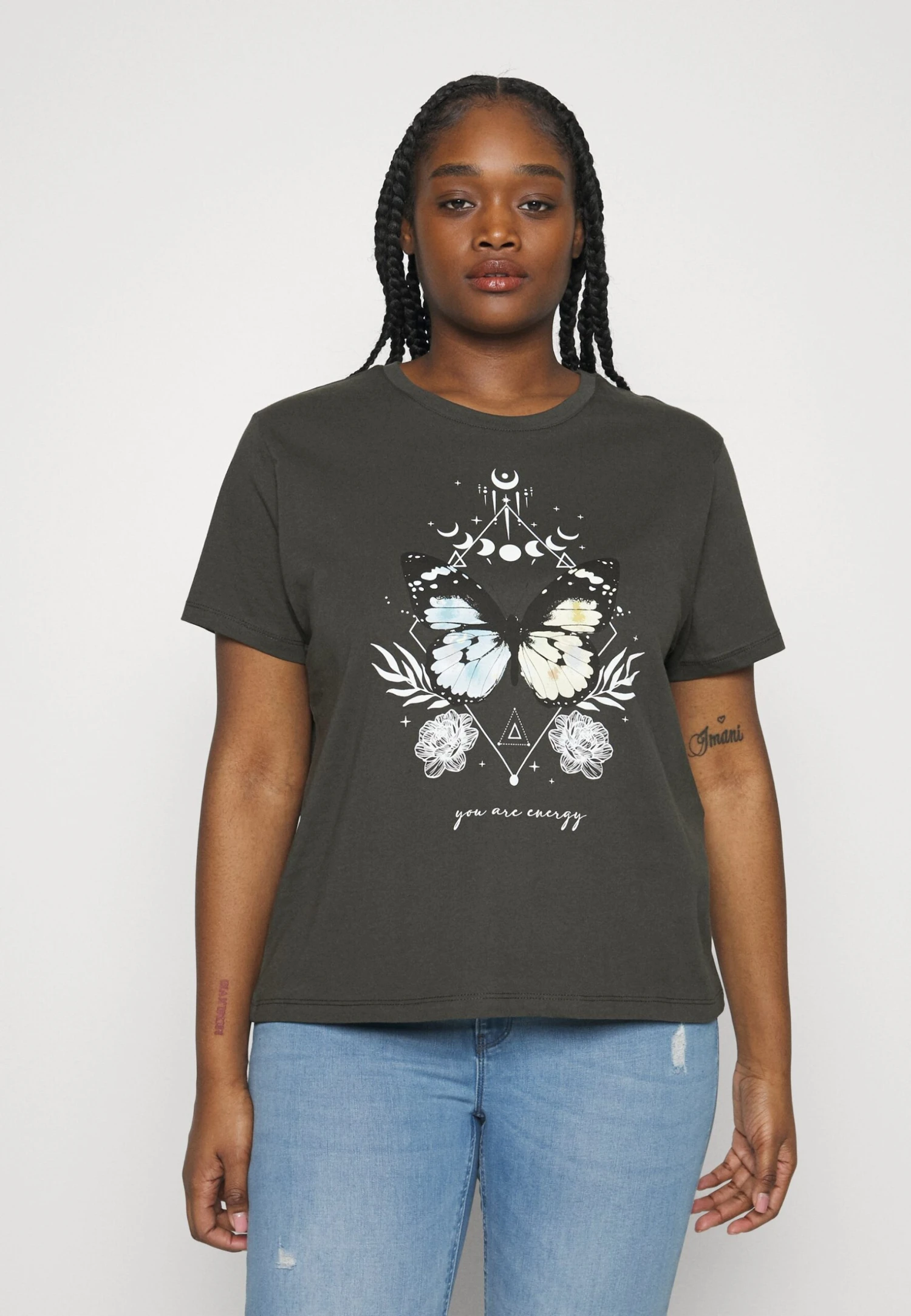 Print T-Shirt - Anthracite 1 Print T-Shirt - Anthracite