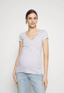 2Pack - Basic T-Shirt - Off-White/ Mottled-Grey -Even-Odd Store ea8693de0713498f9b627485deb42299