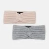 Even&Odd 2 Pack - Ear Warmers - Pink/Grey