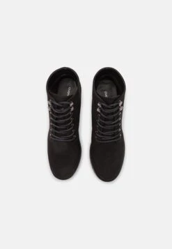 Lace-Up Ankle Boots - Black 11 Lace-Up Ankle Boots - Black -Even-Odd Store ef9f1b1132fa483189652999c5aa21c6