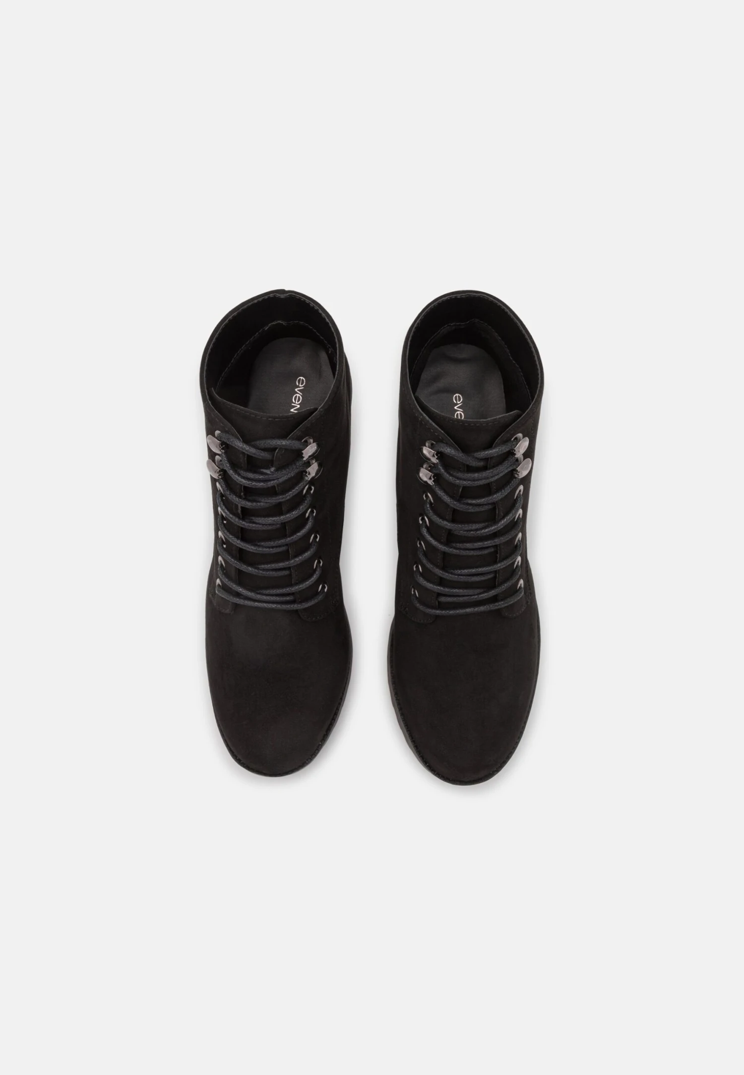 Lace-Up Ankle Boots - Black 6 Lace-Up Ankle Boots - Black - Image 6