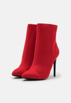Even&Odd High Heeled Ankle Boots - Red -Even-Odd Store f32fe382b07b4d8db62dbec9b060e91a
