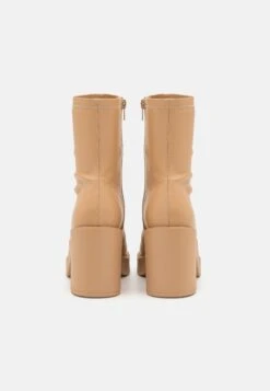 Even&Odd High Heeled Ankle Boots - Beige -Even-Odd Store f57c3aa0b975438d99c3fcc1b5554622
