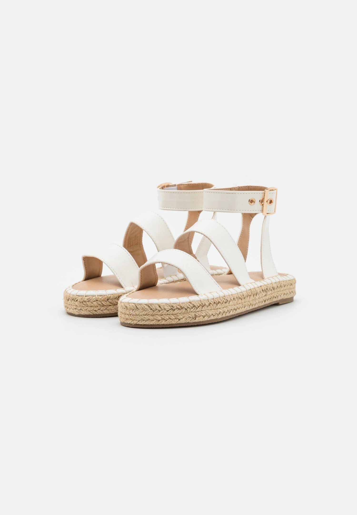 Platform Sandals - White 3 Platform Sandals - White - Image 3