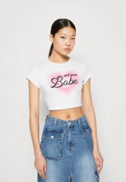 Even&Odd Print T-Shirt - White