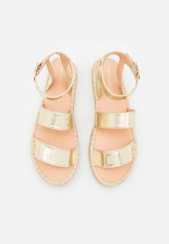 Platform Sandals - Gold -Even-Odd Store fd84d50a8ab14a8e98d353db4b2d3f6e